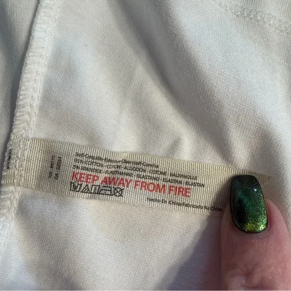 Intimately Free People White Bandeau Tube Top Size Medium Stretch Layering Top - Picture 7 of 8